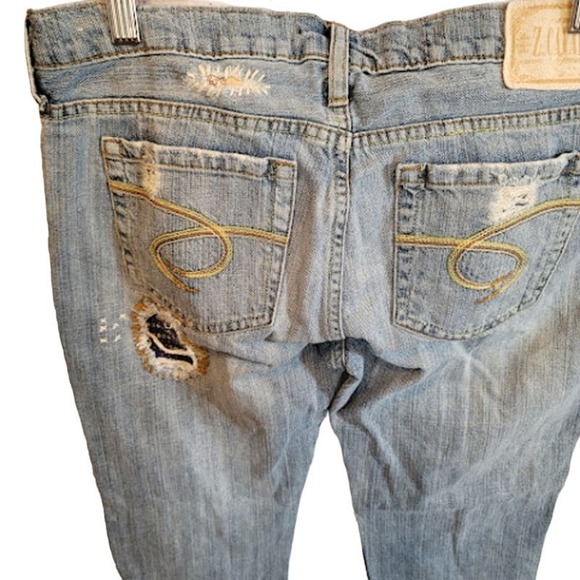Vintage Z. Cavaricci Patchwork jeans Size 9 - Picture 7 of 9